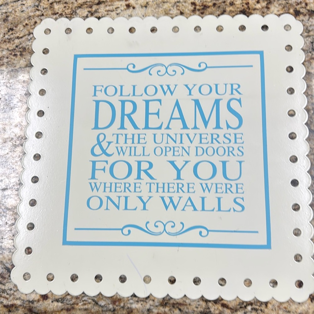 Sign Metal Inspirational Sign